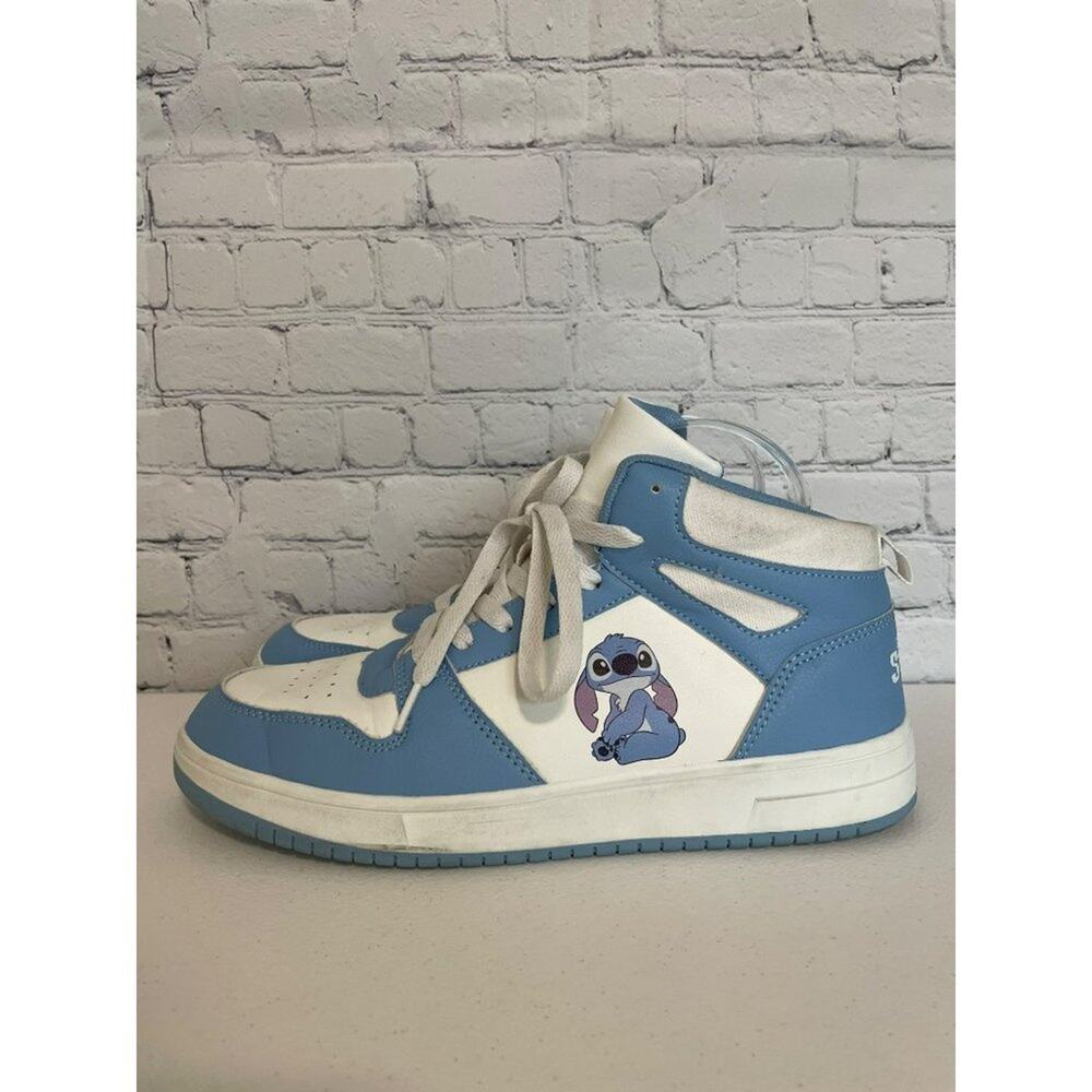 Disney Stitch High Top Trainers blue/white unisex